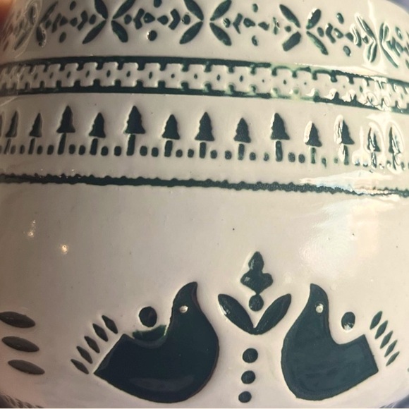 Hearth & Hand Magnolia Nordic Christmas Fair Isle Stoneware Mug Winter Green - Picture 2 of 4